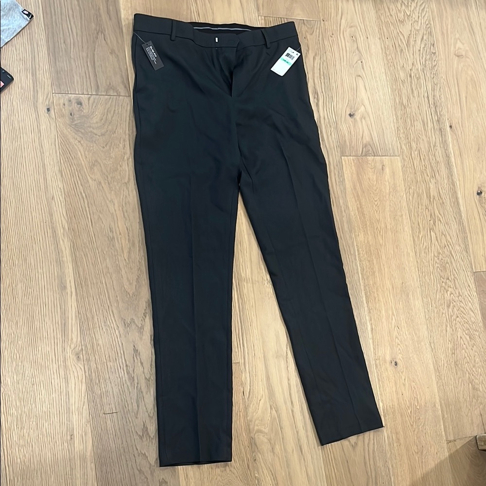 Van Heusen Charcoal Dress Pants Slim Fit 34x34
